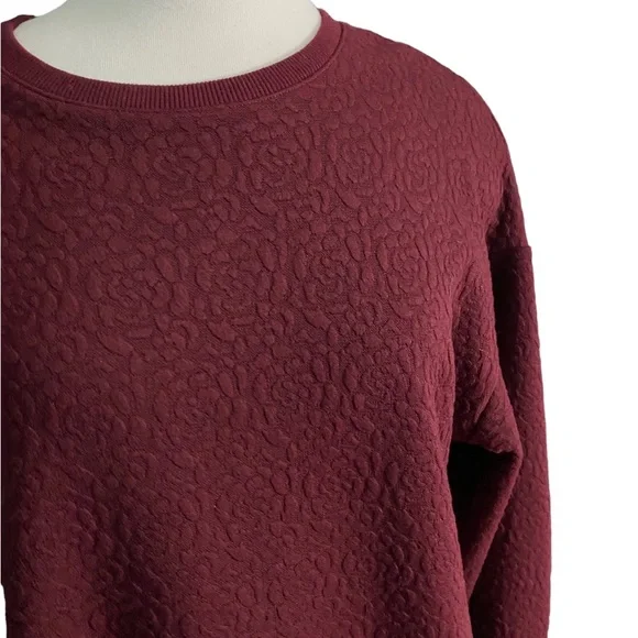 - Mare X Anthropologie burgundy mini tunic dress - Picture 2 of 8